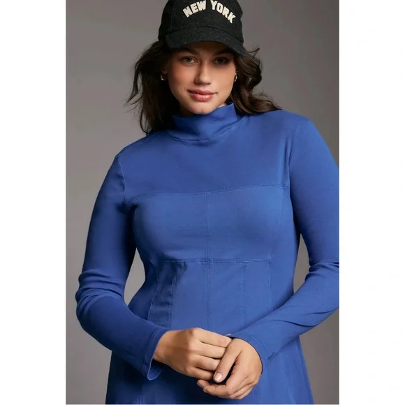 Anthropologie Daily Practice Long-Sleeved Mini Swing Dress NWT SZ 2X - Picture 2 of 14